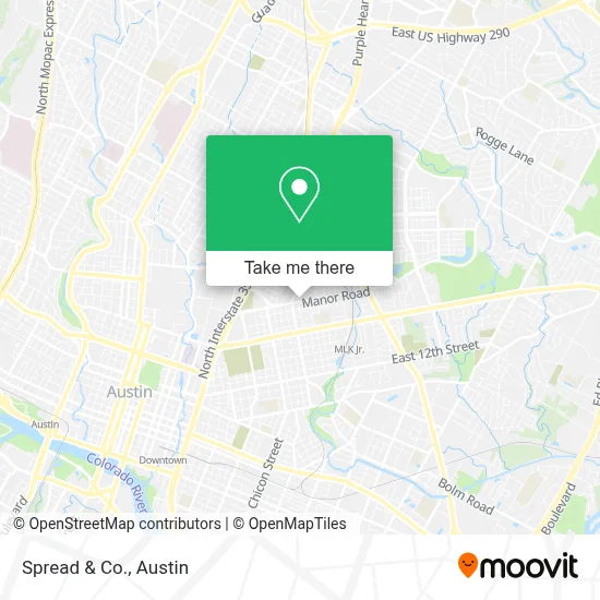 Spread & Co. map