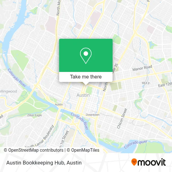 Austin Bookkeeping Hub map