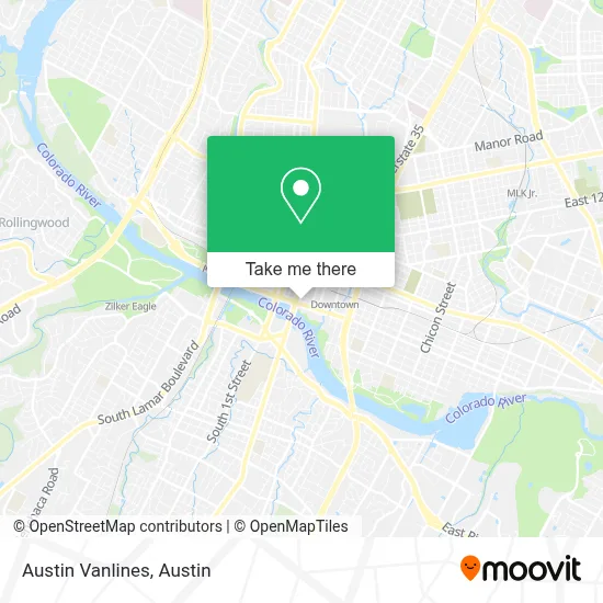 Austin Vanlines map