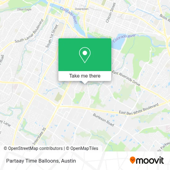 Partaay Time Balloons map