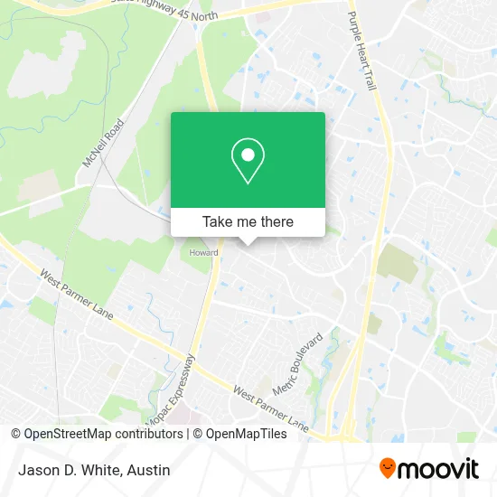 Jason D. White map