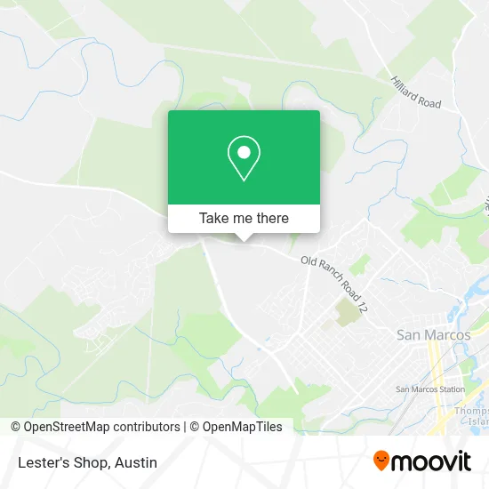 Lester's Shop map