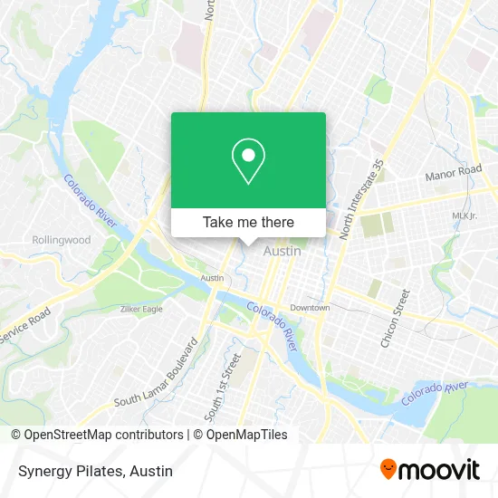 Synergy Pilates map