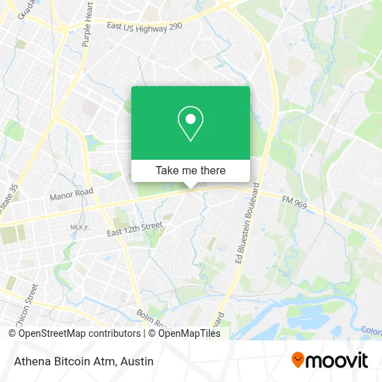 Athena Bitcoin Atm map