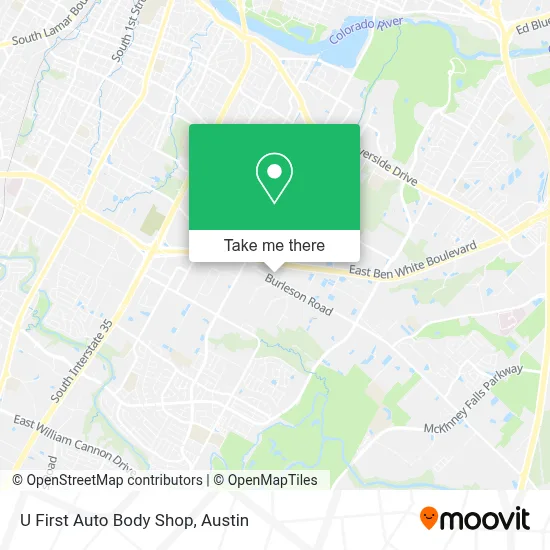 U First Auto Body Shop map