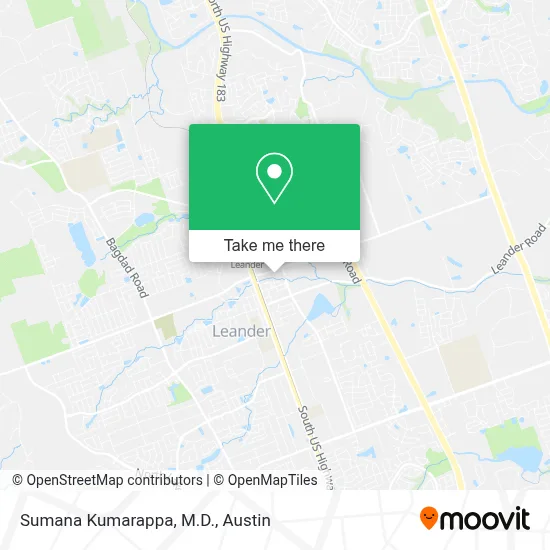 Sumana Kumarappa, M.D. map