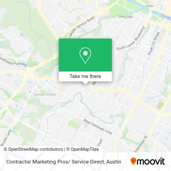 Contractor Marketing Pros/ Service Direct map