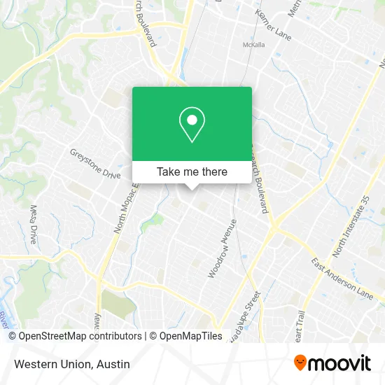 Western Union map