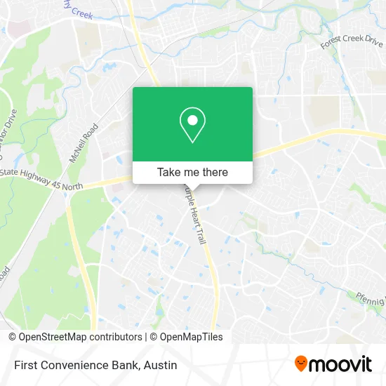 First Convenience Bank map