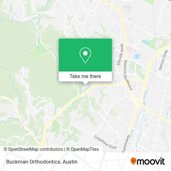 Buckman Orthodontics map