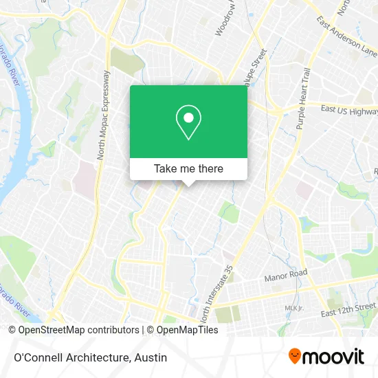 O'Connell Architecture map