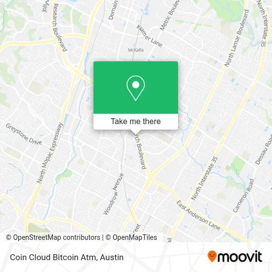 Coin Cloud Bitcoin Atm map