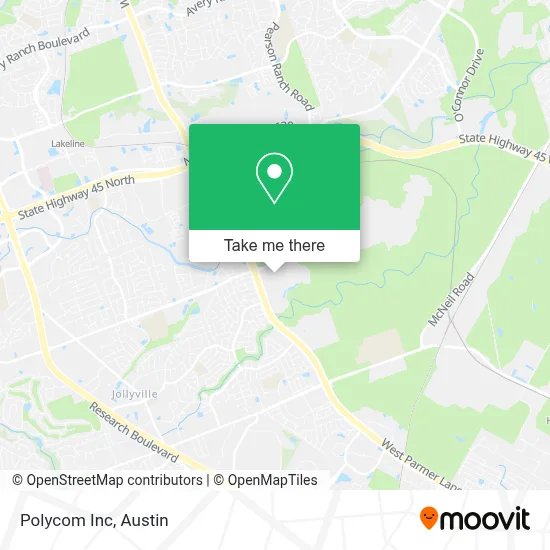Polycom Inc map