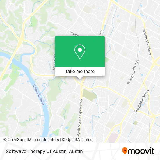 Softwave Therapy Of Austin map