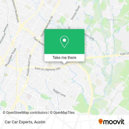 Car Car Experts map
