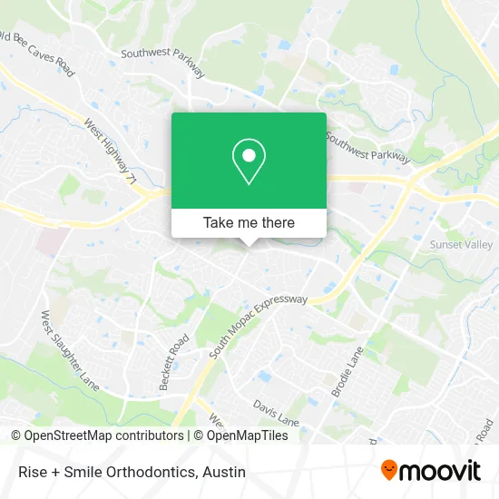 Rise + Smile Orthodontics map
