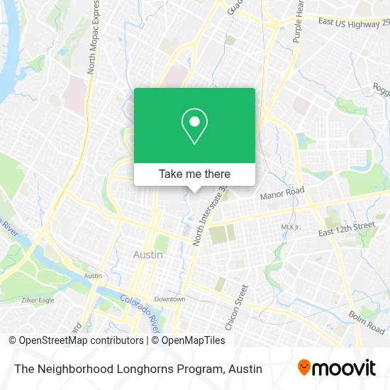 The Neighborhood Longhorns Program map