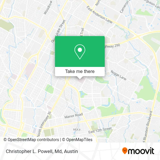 Christopher L. Powell, Md map