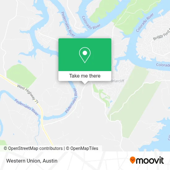 Western Union map