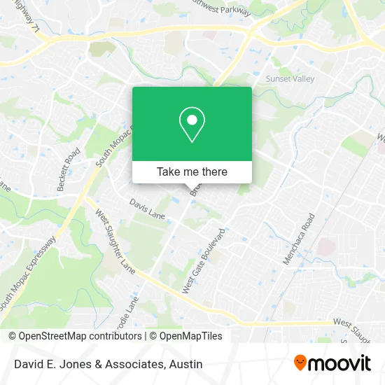 David E. Jones & Associates map