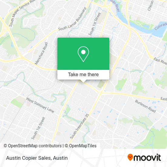 Austin Copier Sales map
