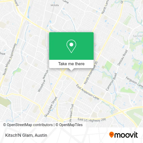 Kitsch'N Glam map