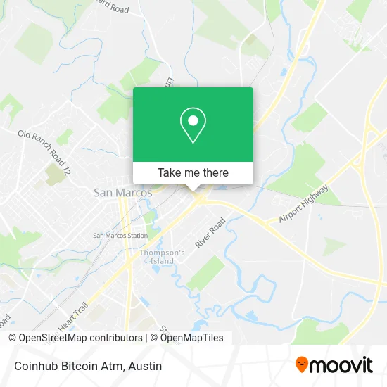 Coinhub Bitcoin Atm map