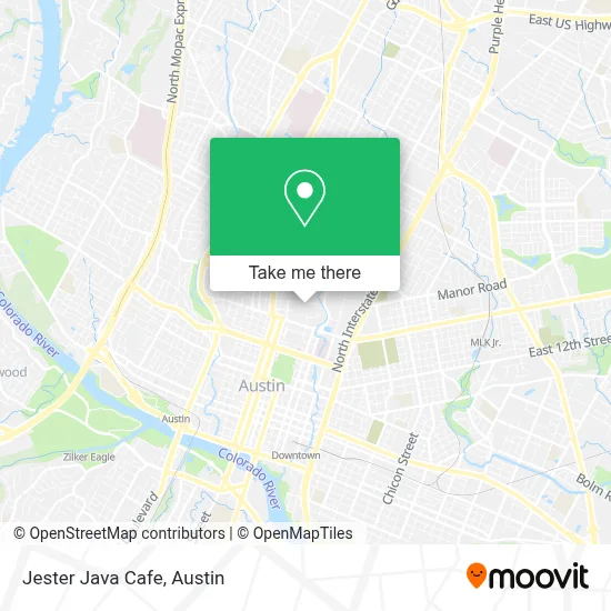 Jester Java Cafe map