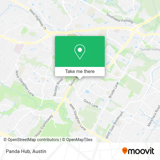 Panda Hub map