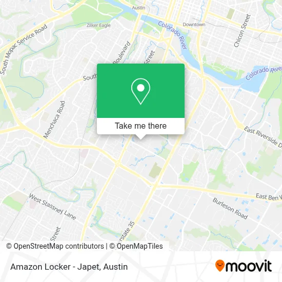 Amazon Locker - Japet map