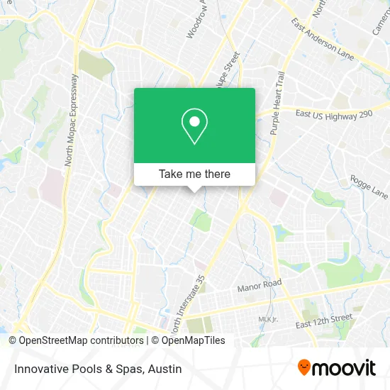 Innovative Pools & Spas map