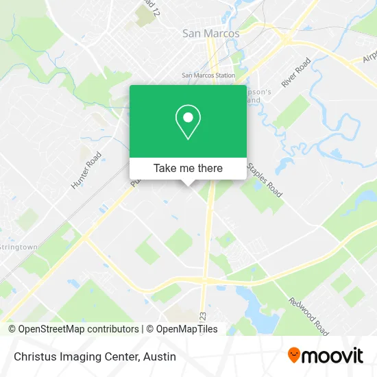 Christus Imaging Center map