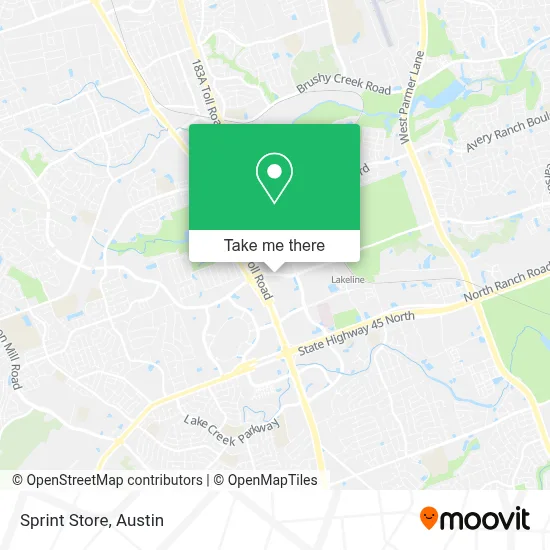Sprint Store map