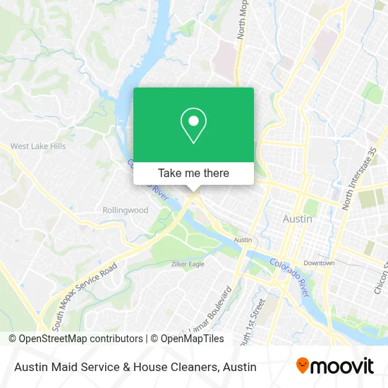 Austin Maid Service & House Cleaners map