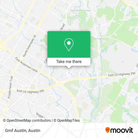Gmf Austin map