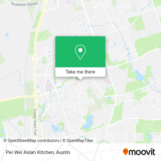 Pei Wei Asian Kitchen map