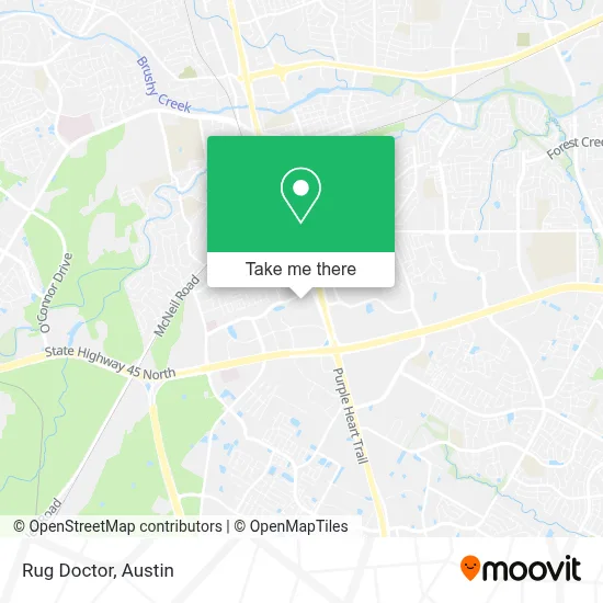 Rug Doctor map