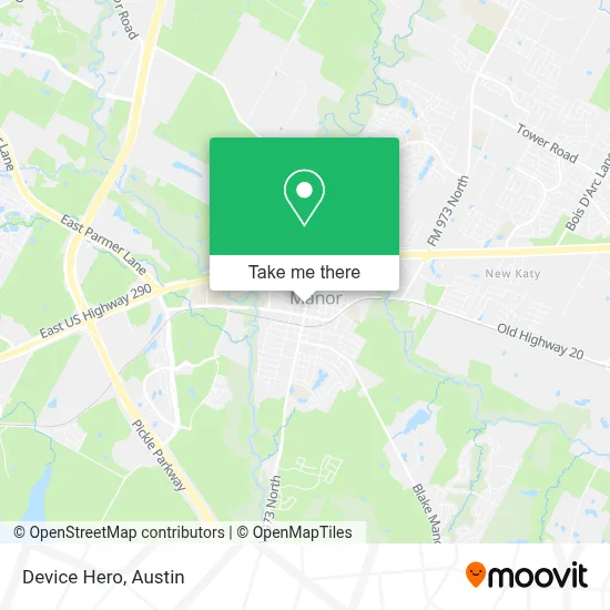 Device Hero map