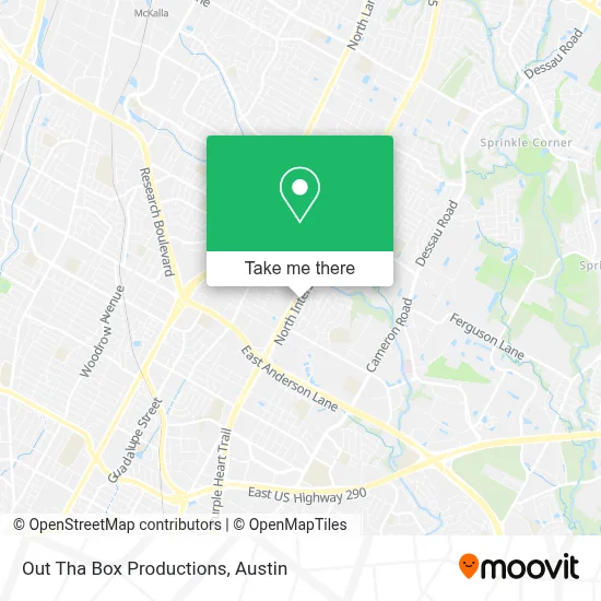 Out Tha Box Productions map