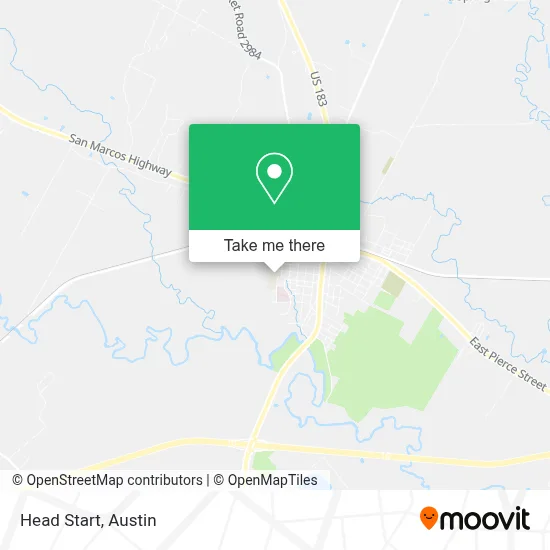Head Start map