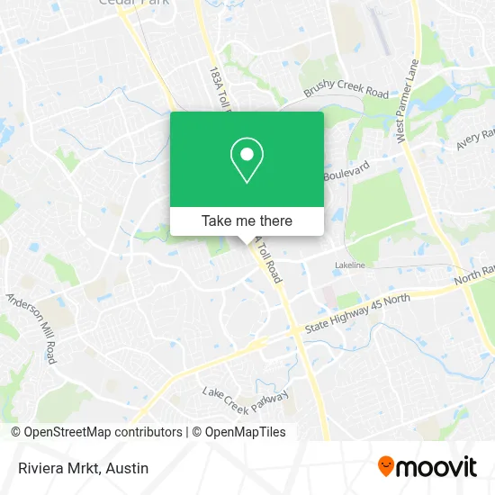 Riviera Mrkt map