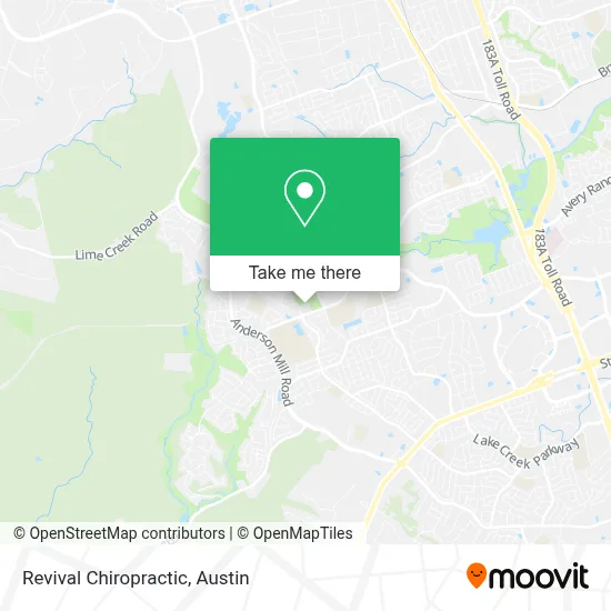 Mapa de Revival Chiropractic