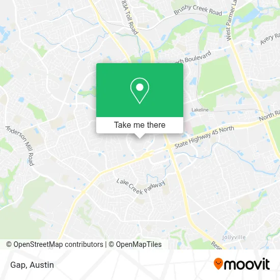 Gap map