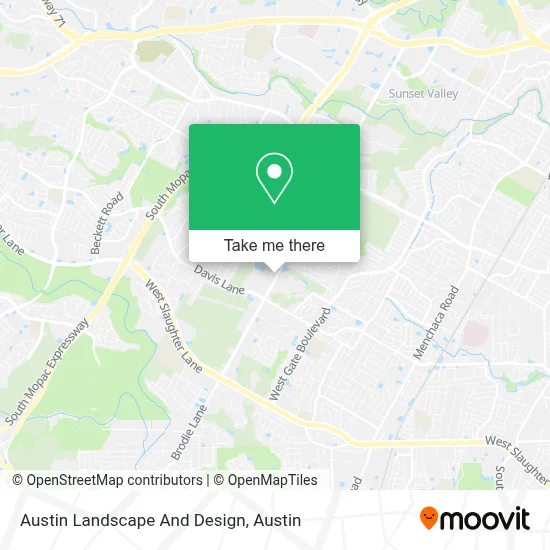 Austin Landscape And Design map