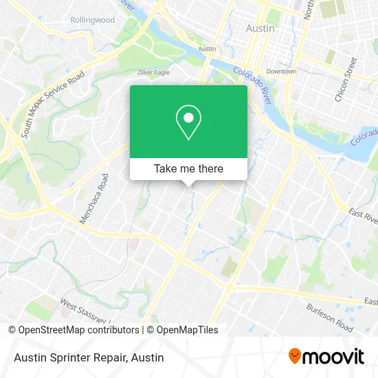 Austin Sprinter Repair map