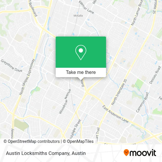 Austin Locksmiths Company map