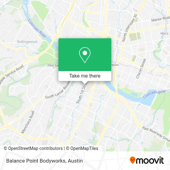 Balance Point Bodyworks map