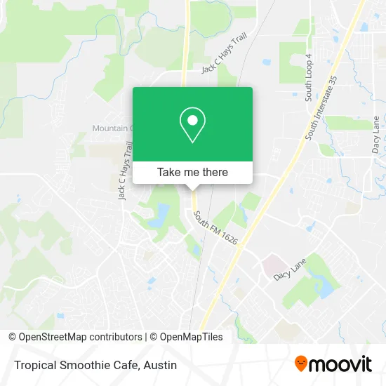 Tropical Smoothie Cafe map