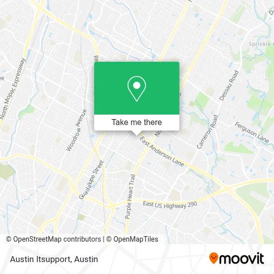 Austin Itsupport map