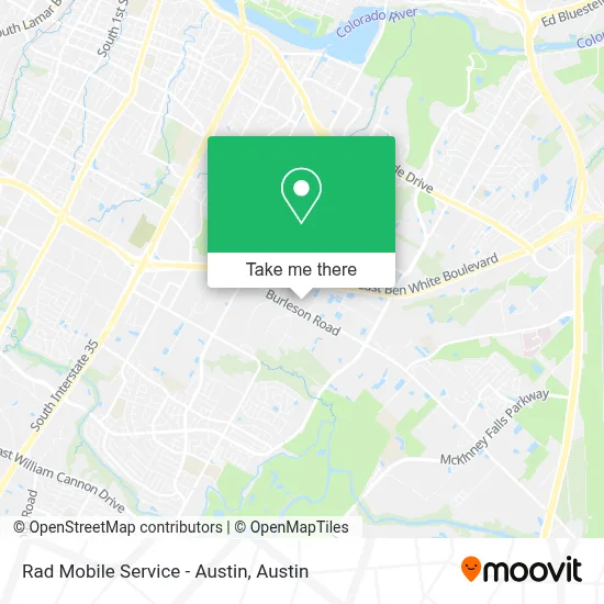 Rad Mobile Service - Austin map